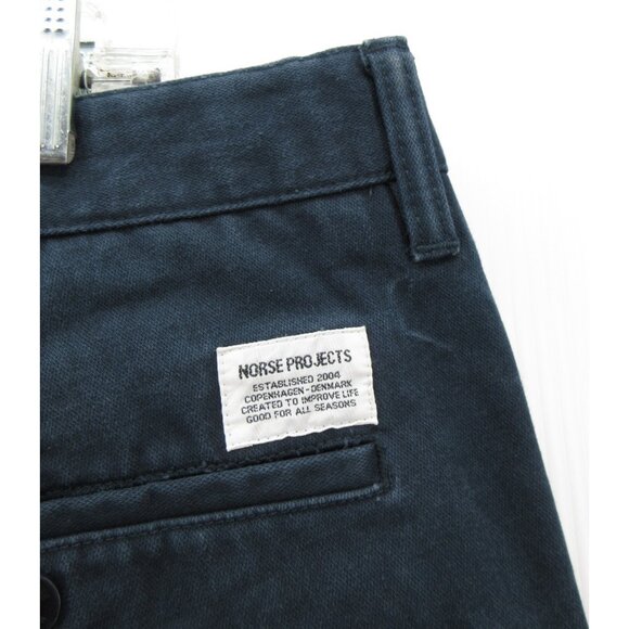 Nors e Projects Pants 36 Aros Heavy Chino Canvas Button Fly Cuffed 36X29 - Picture 7 of 11